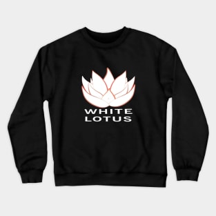 white lotus Crewneck Sweatshirt